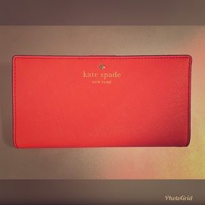 Kate Spade Hot Pink Wallet, New